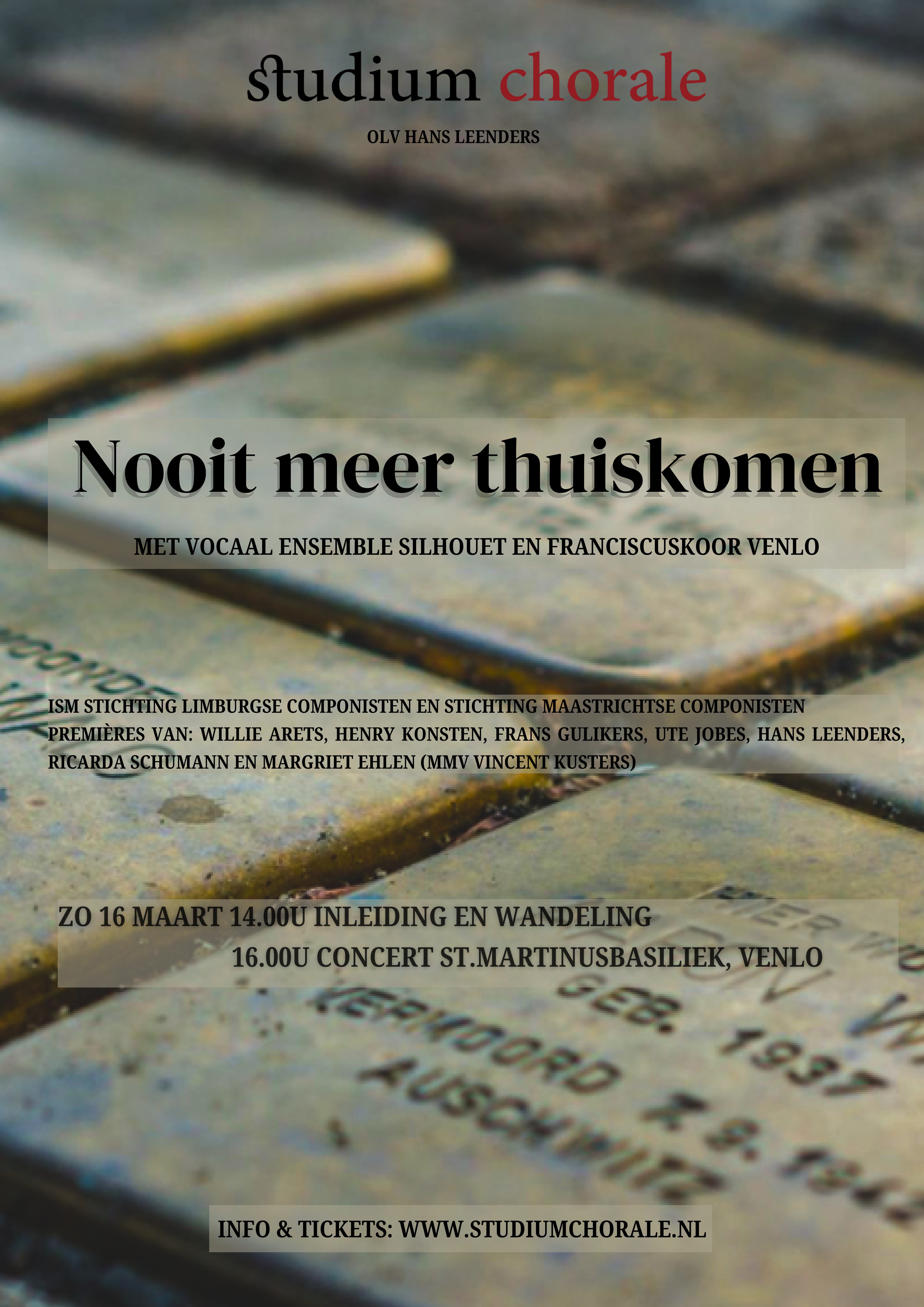 2025 Venlo Nooit meer thuiskomen